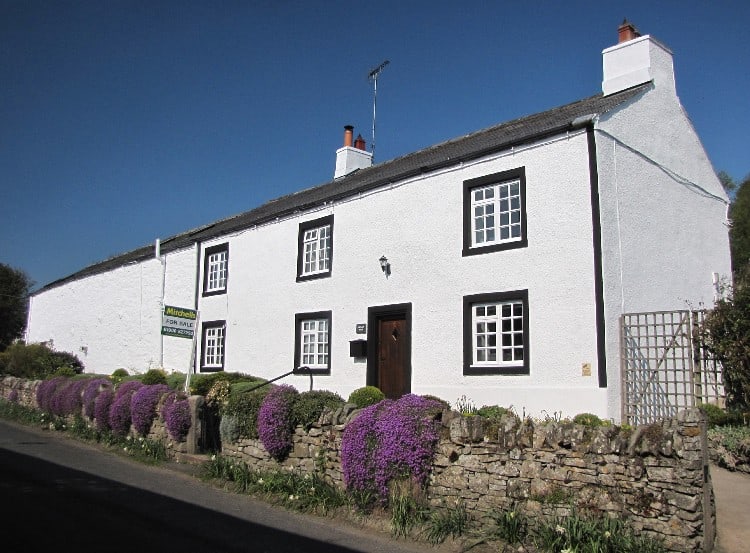 cumbrian peak district guest house painted