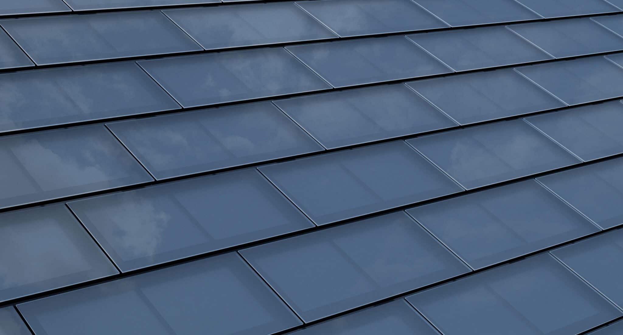 Tesla solar roof tiles