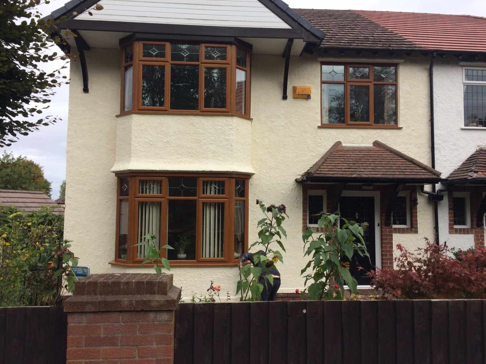 exterior protective wall coatings on a house in the wirral